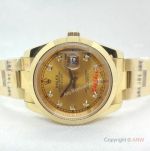 All Gold Rolex Datejust Oyster Band 40mm Watch AAA Replica